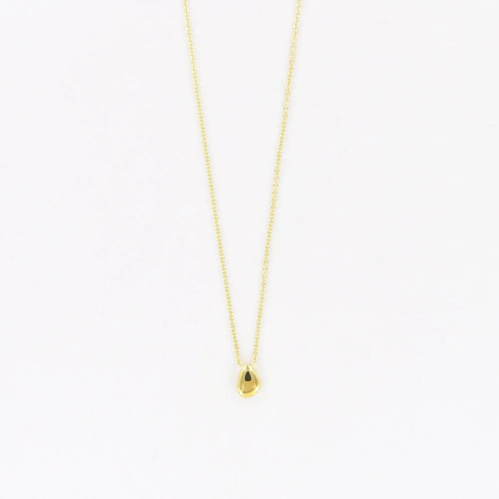 14K GOLD VERMEIL LITTLE BEAN NECKLACE