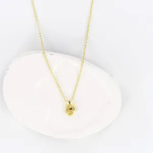 14K GOLD VERMEIL LITTLE BEAN NECKLACE