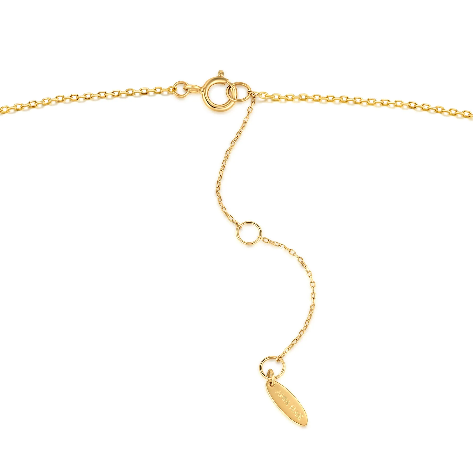 14kt Gold Solid Bar Necklace