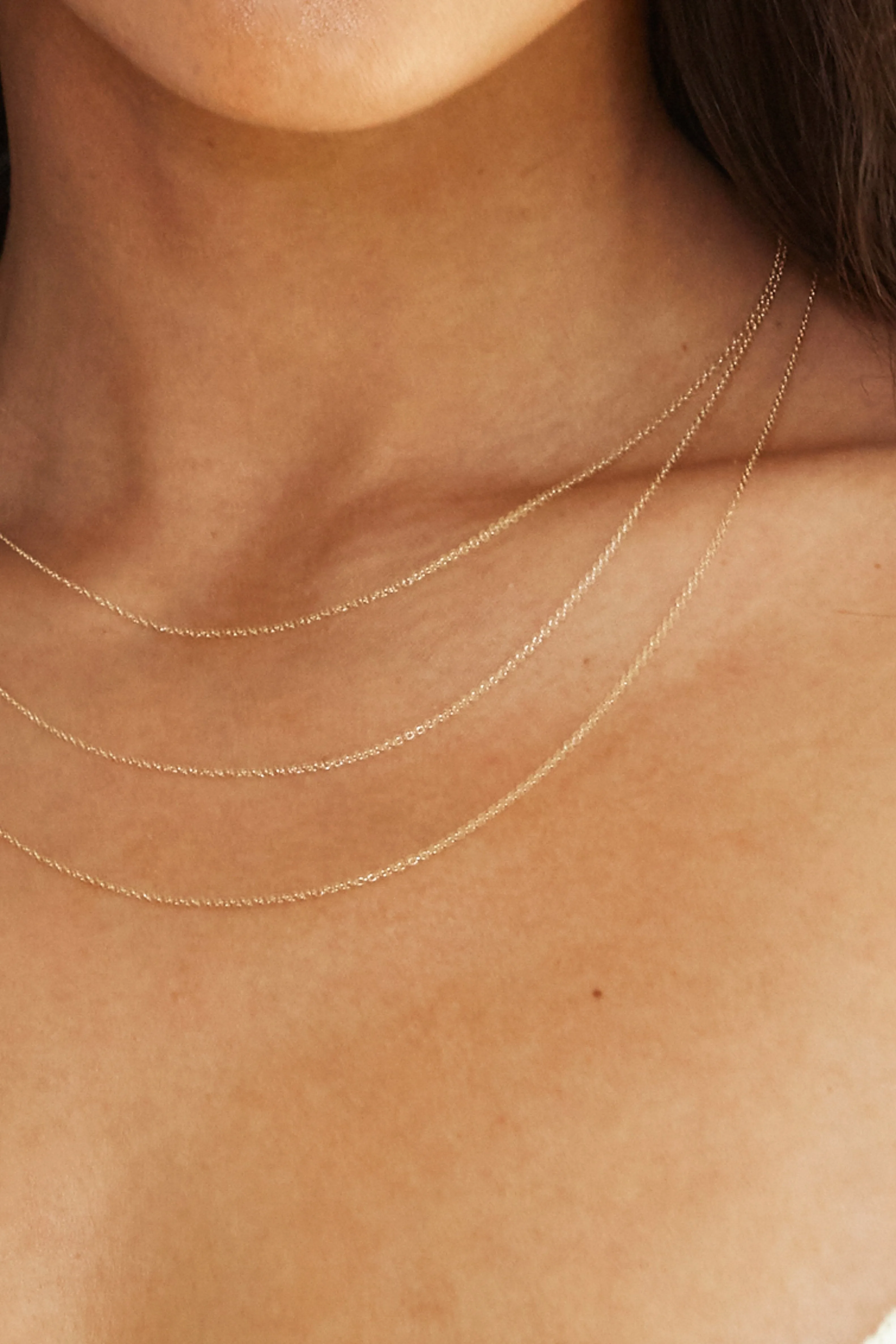 16"   2" Simple Necklace