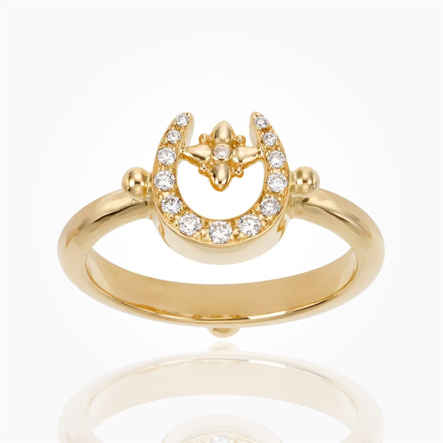 18K Mini Horseshoe Ring