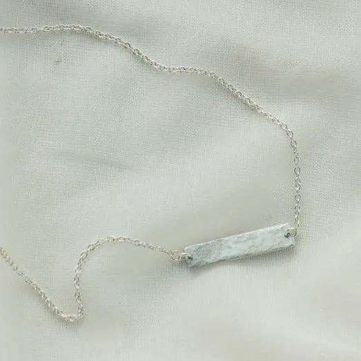 Aluminum Bar Necklace