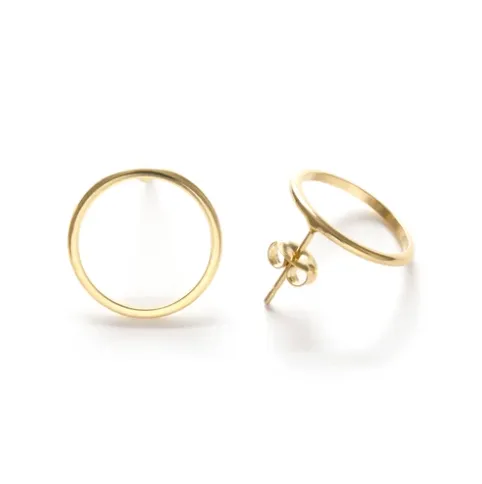 Amano Studio | Modern Gold Circle Studs