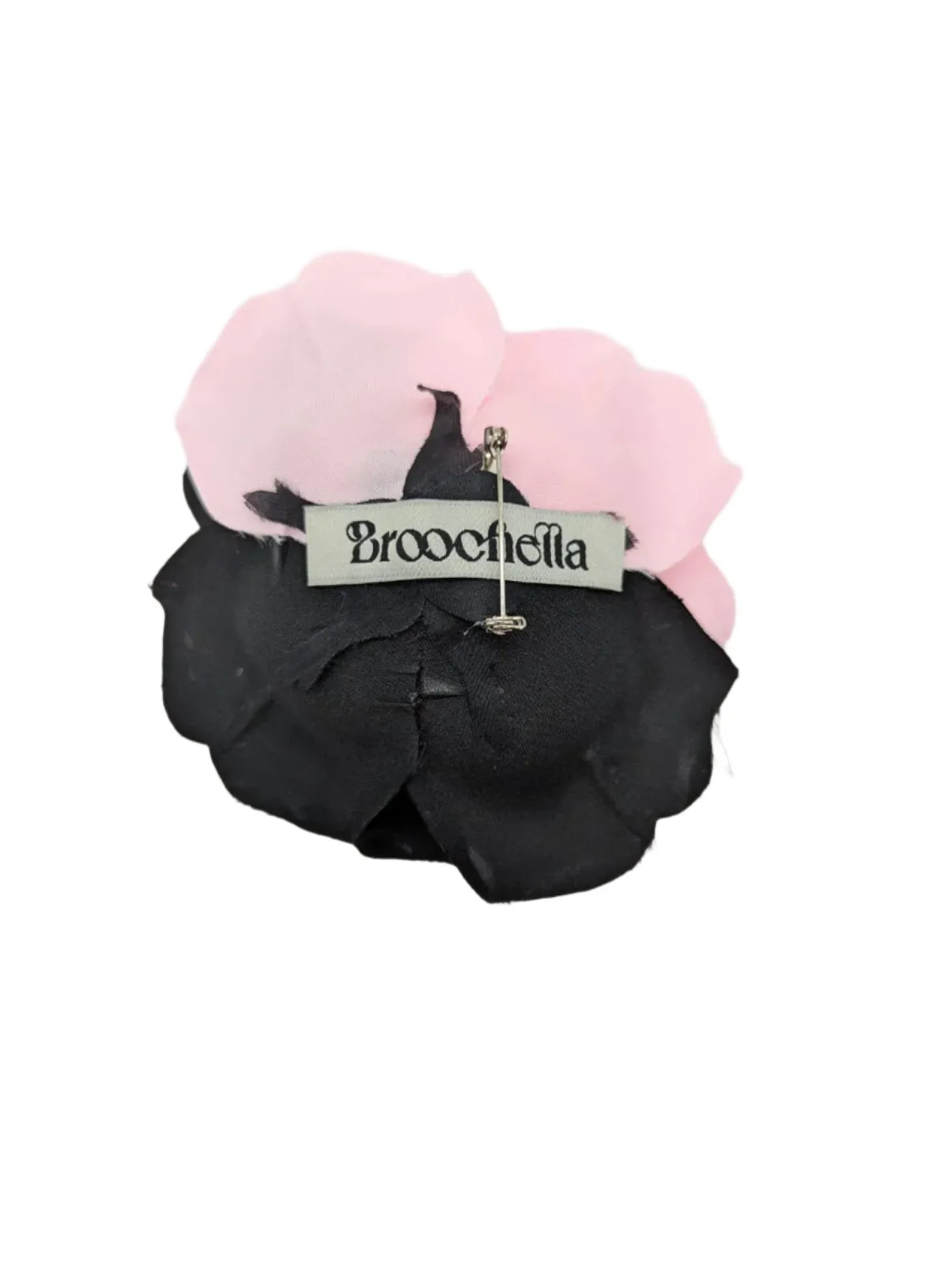 Amore Nella Notte Fabric Flower Brooch