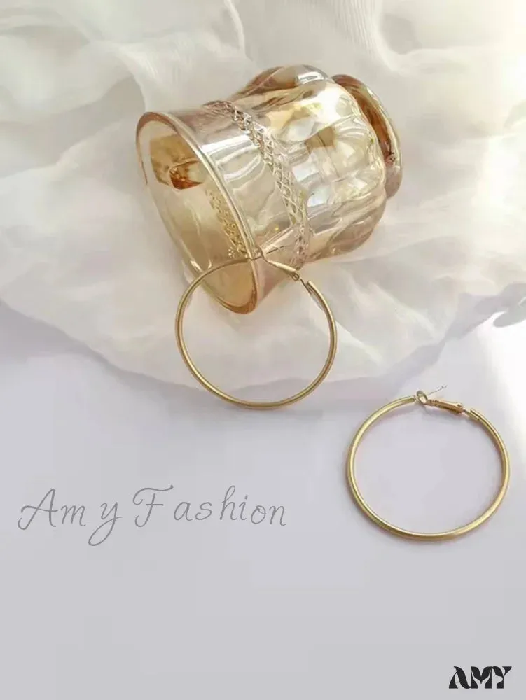 Amy Fashion - Minimalist Hoop Earrings