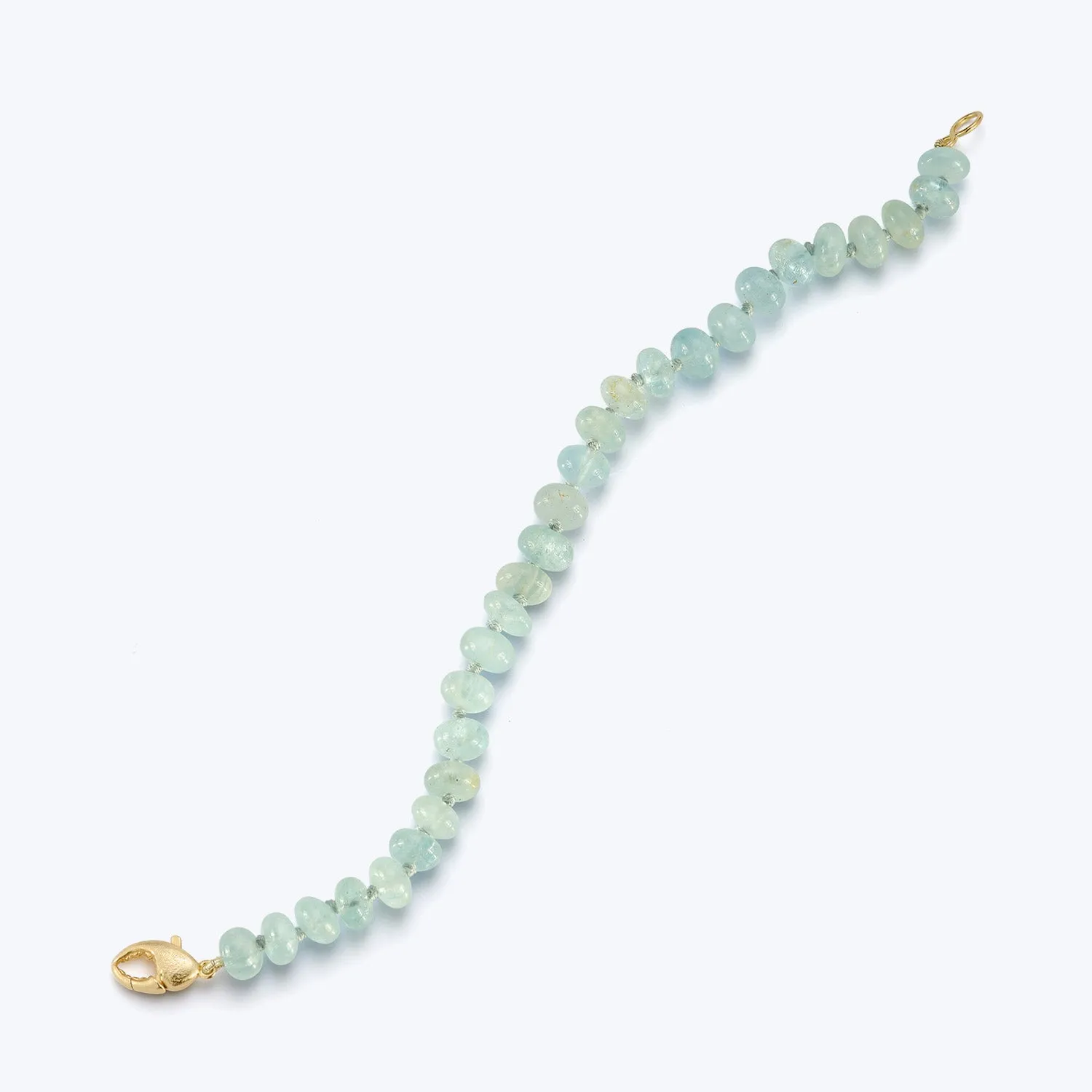 Aquamarine Beaded Bracelet