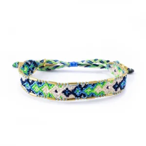 Bali Friendship Bracelet - Lagoon Emerald