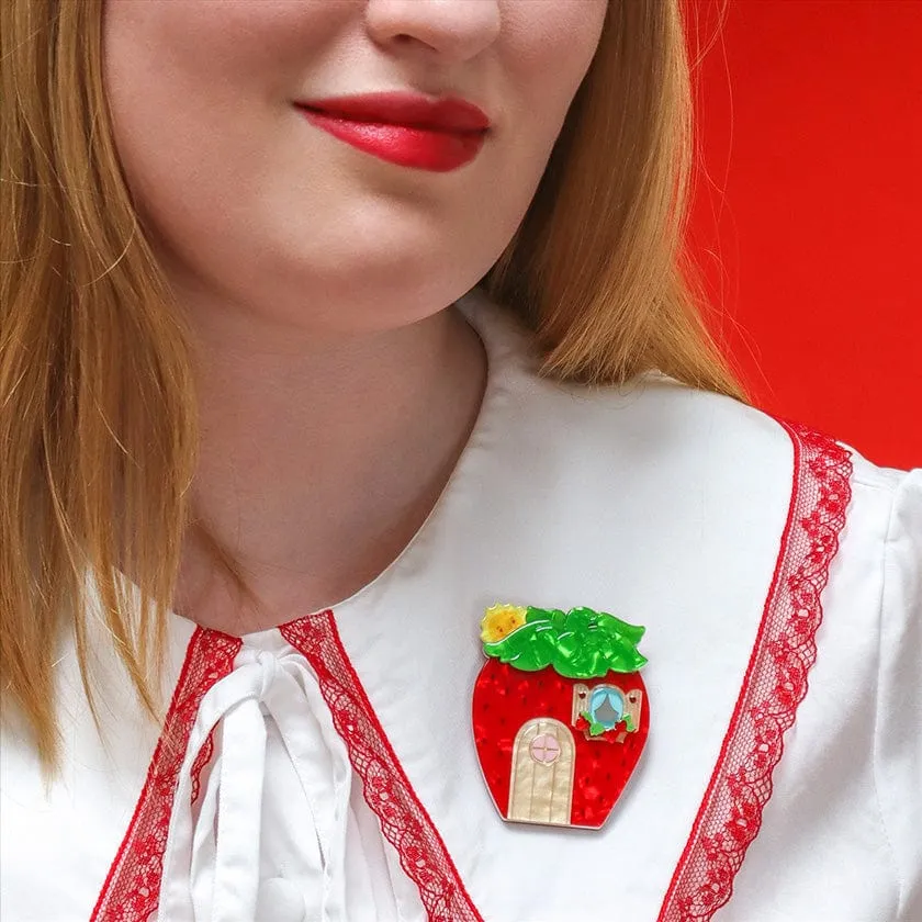 Berry Happy Home Brooch