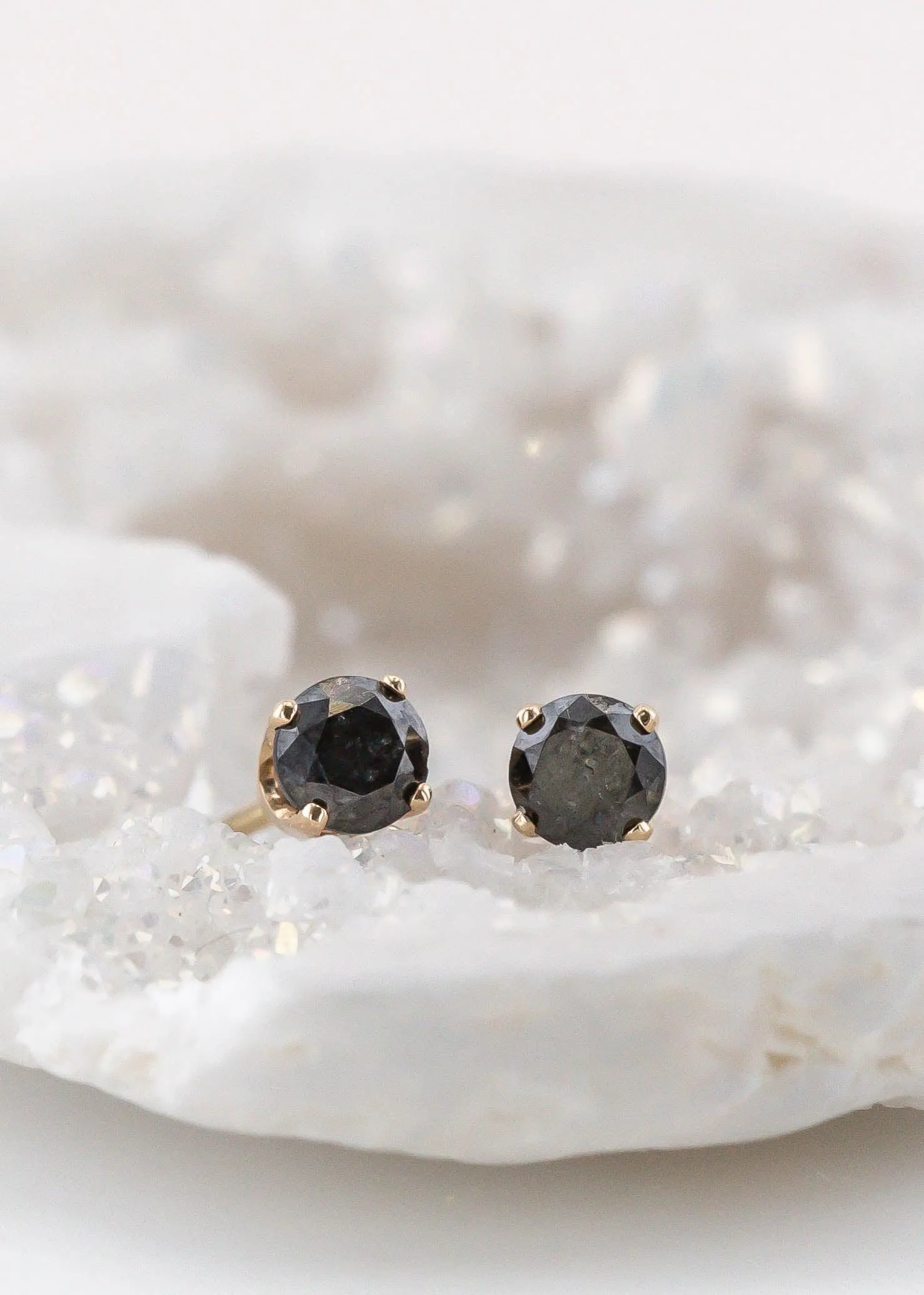 Black Diamond Studs