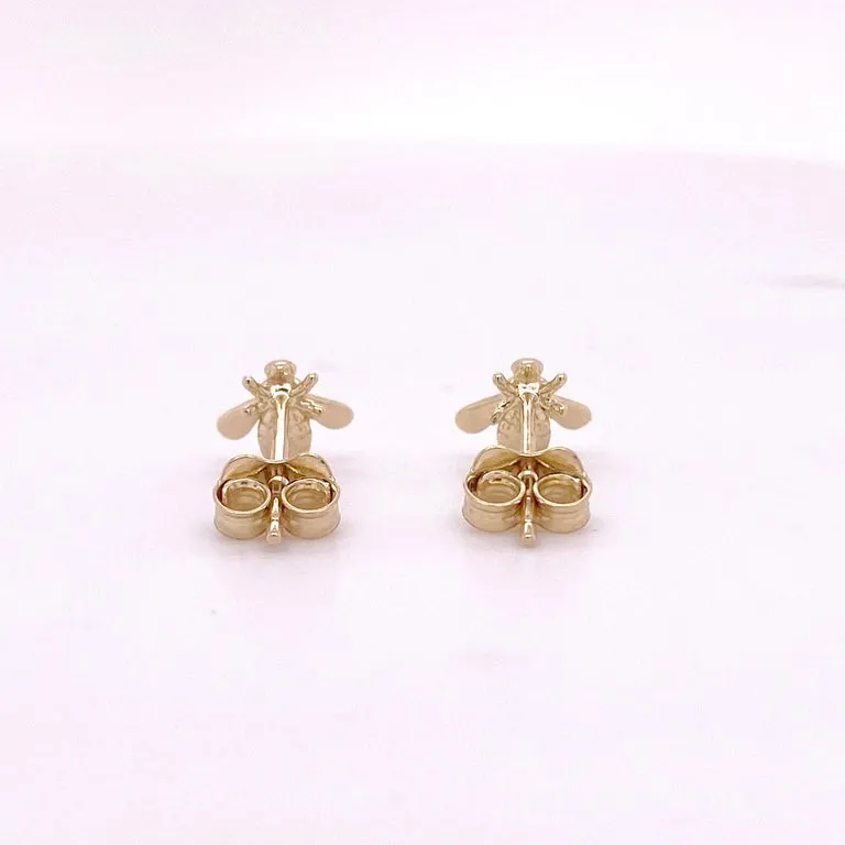 Bumble Bee Stud Earrings