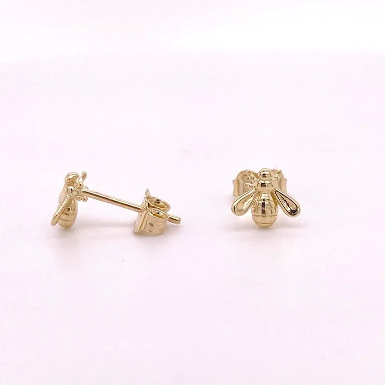 Bumble Bee Stud Earrings