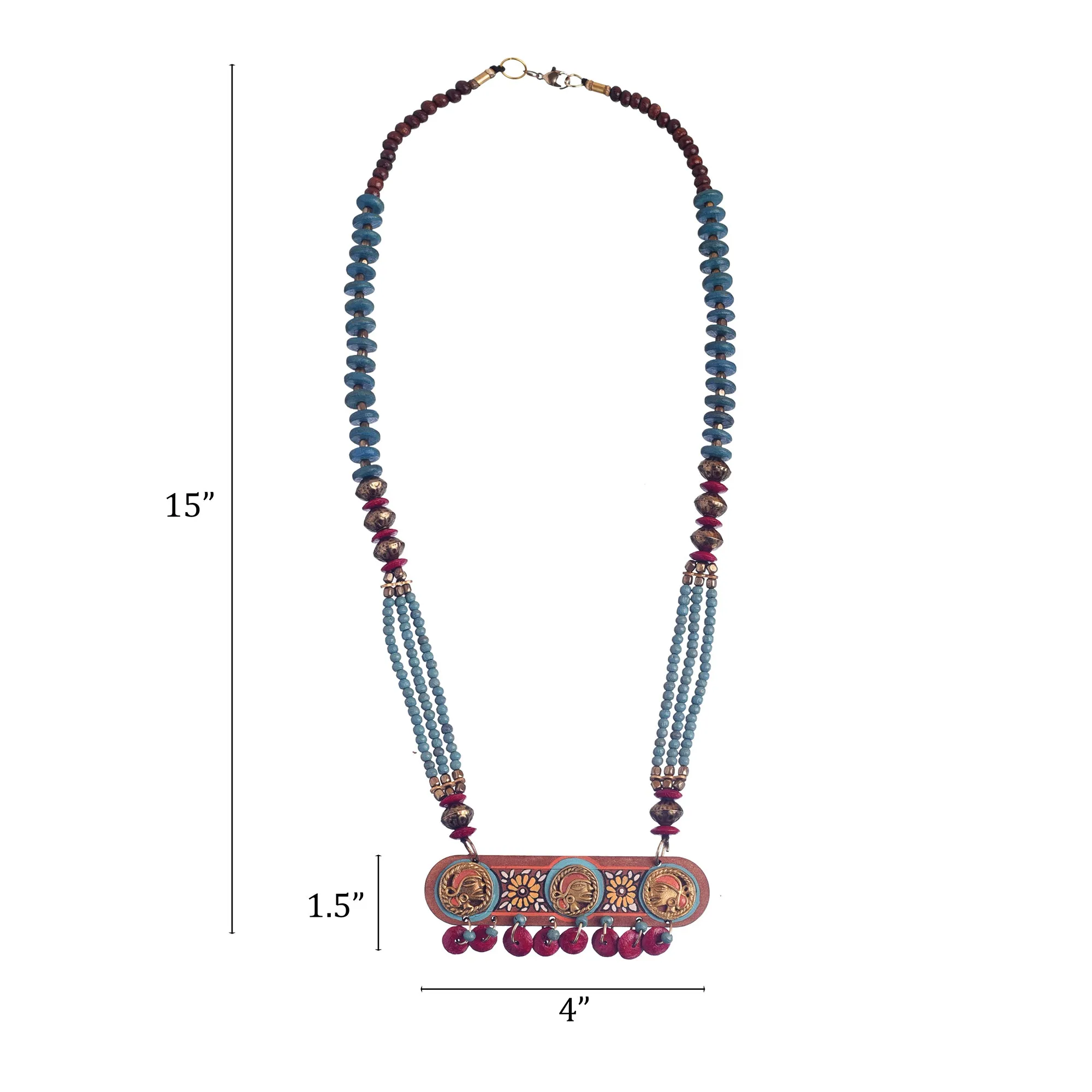 Charlie's Angels' Handcrafted Tribal Dokra Necklace