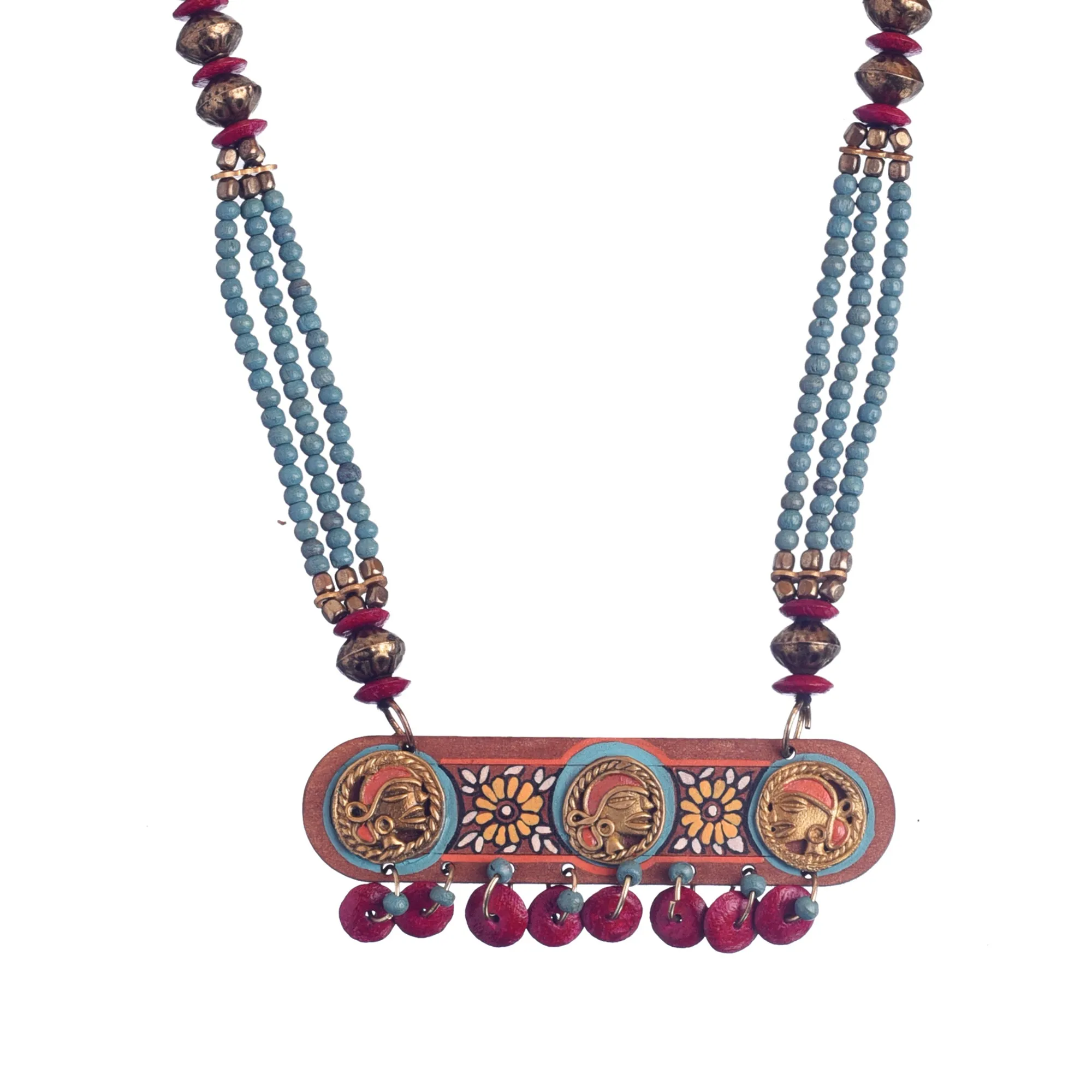 Charlie's Angels' Handcrafted Tribal Dokra Necklace