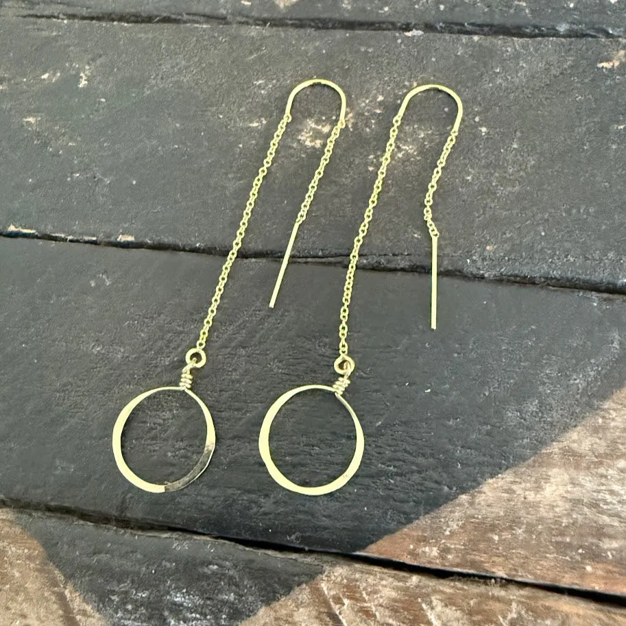 Circle Threader Earrings