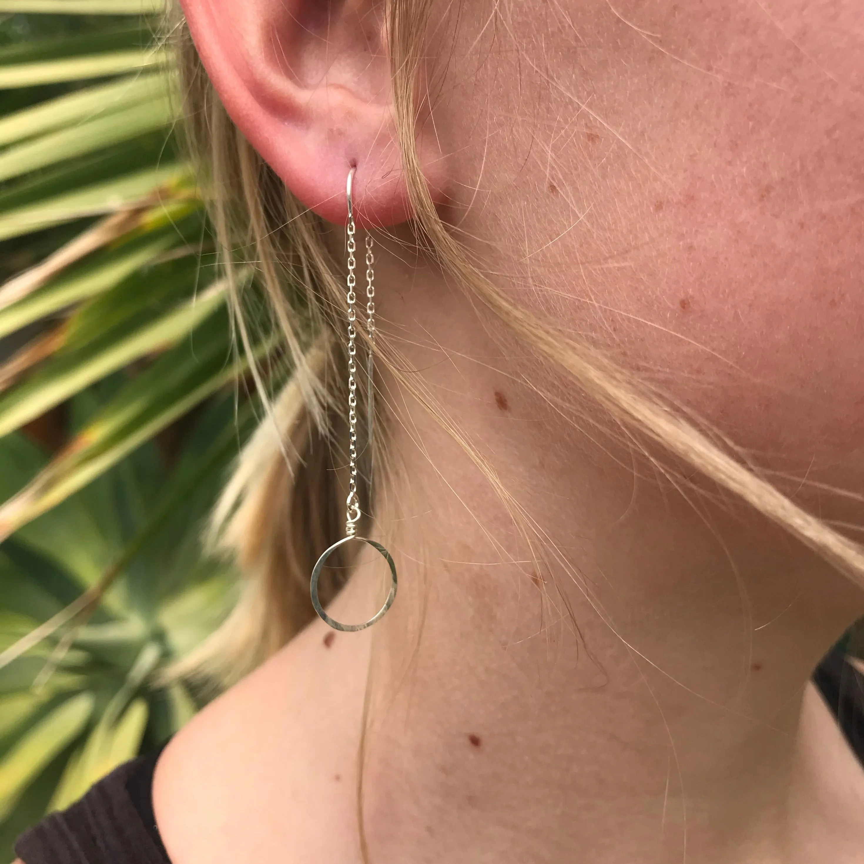 Circle Threader Earrings