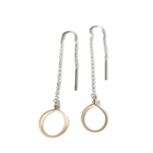 Circle Threader Earrings