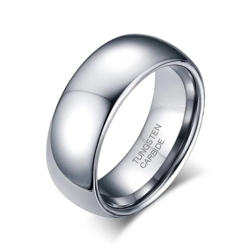 Classic Tungsten Carbide Wedding Band