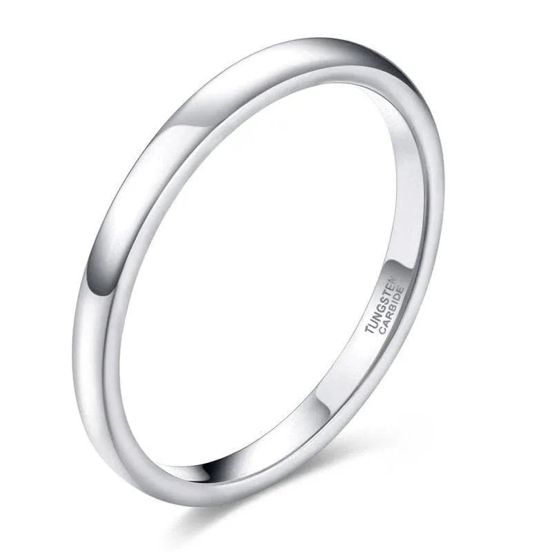 Classic Tungsten Carbide Wedding Band