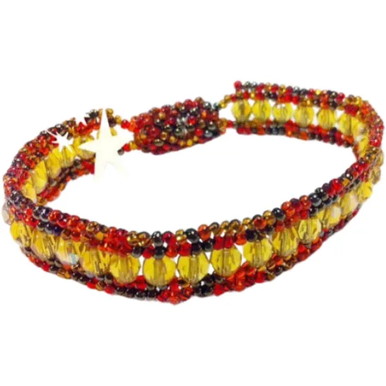 Confetti Magnetic Beaded Bracelet - Guatemala