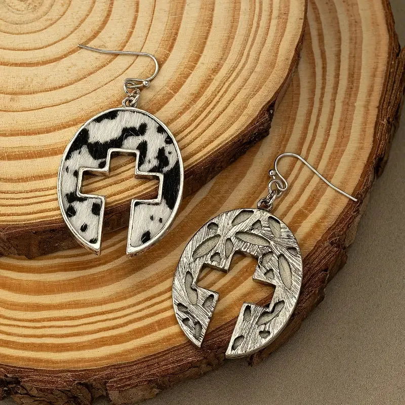 Cross Cutout Earrings