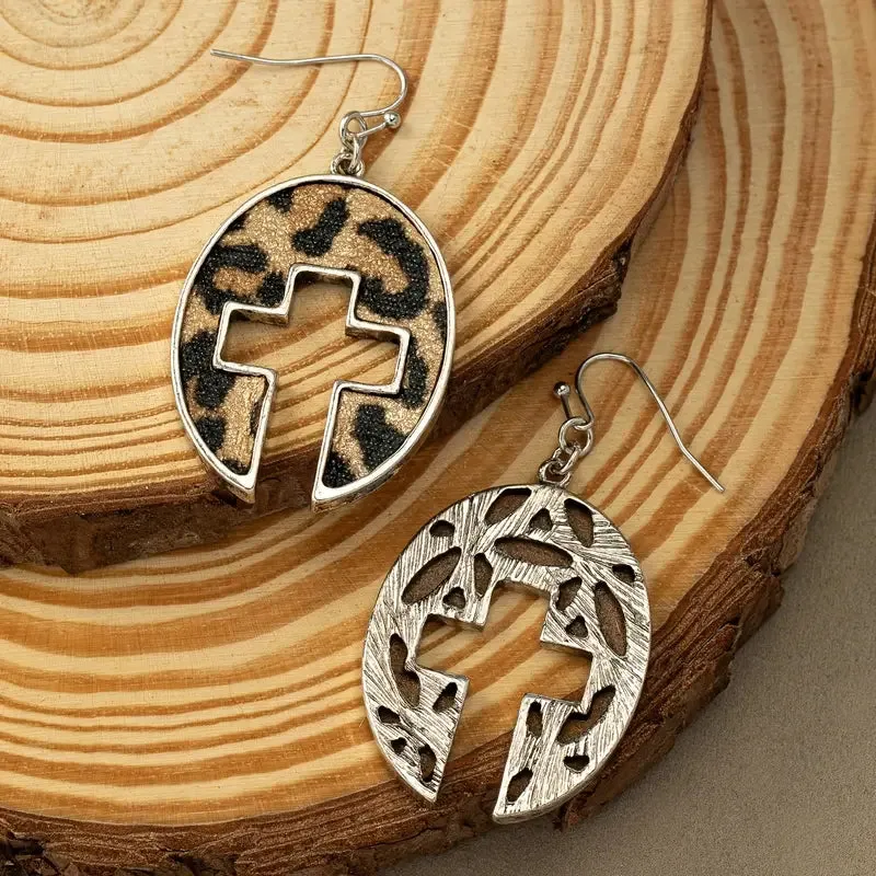 Cross Cutout Earrings