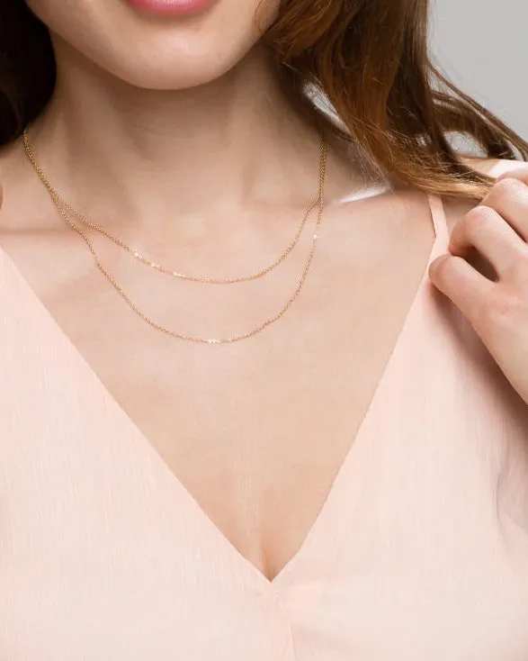 Dainty Double Wrap Necklace