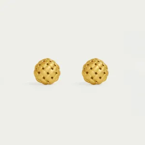 Dean Davidson Weave Ball Studs - Gold