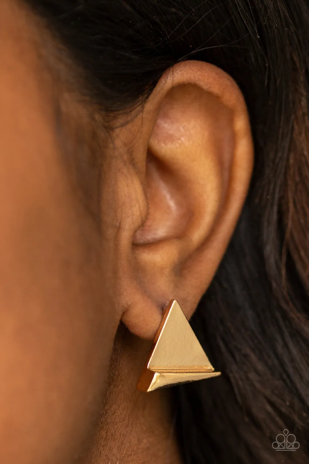 Die TRI-ing - Gold Earring