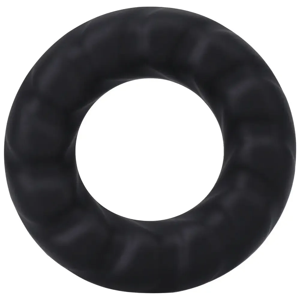 Doc Johnson Silicone Black Classic Cock Ring for Him