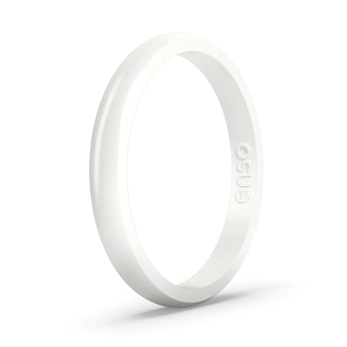 Elements Classic Halo Silicone Ring - Pearl