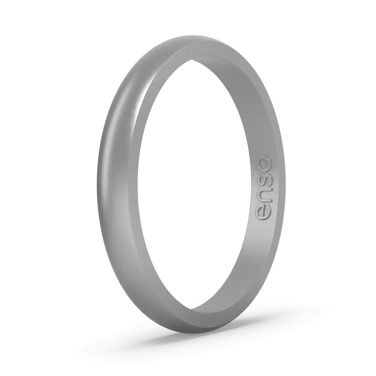 Elements Classic Halo Silicone Ring - Silver