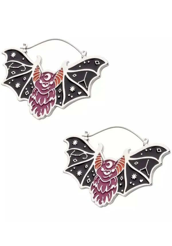 Elysium Bat | PLUG HOOP EARRINGS