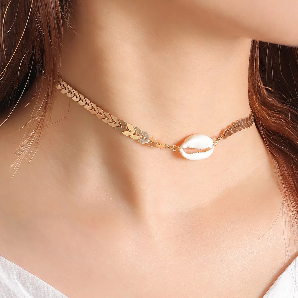 Fashion Creative Simple Metal Clavicle Chain