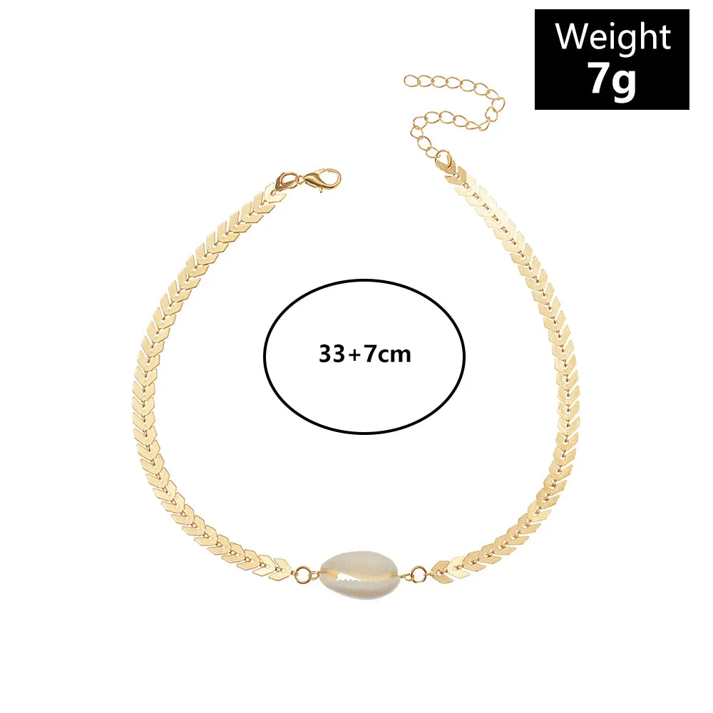 Fashion Creative Simple Metal Clavicle Chain