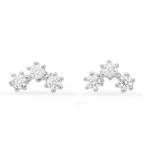 FLASH STUDS, SILVER