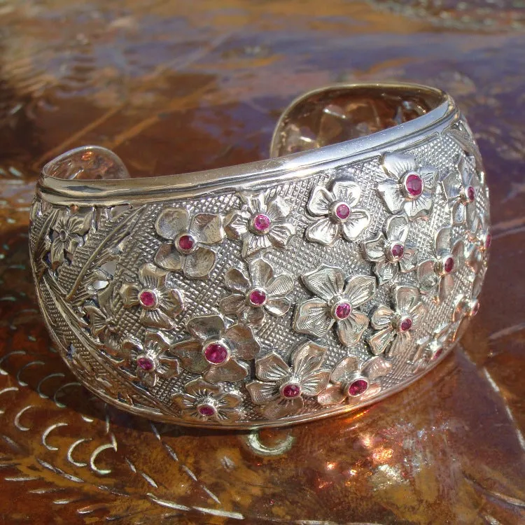 Flower Field Cuff Bracelet