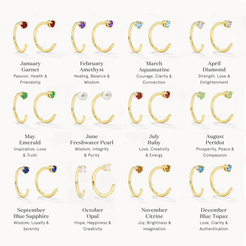 Freshwater Pearl June Birthstone Hook Earrings in 10k Gold