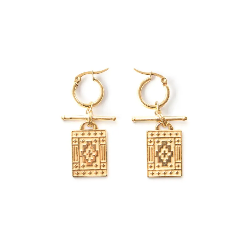 Gold Plated Navi Earrings