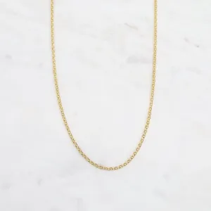 Gold Vermeil Fine Rolo Chain