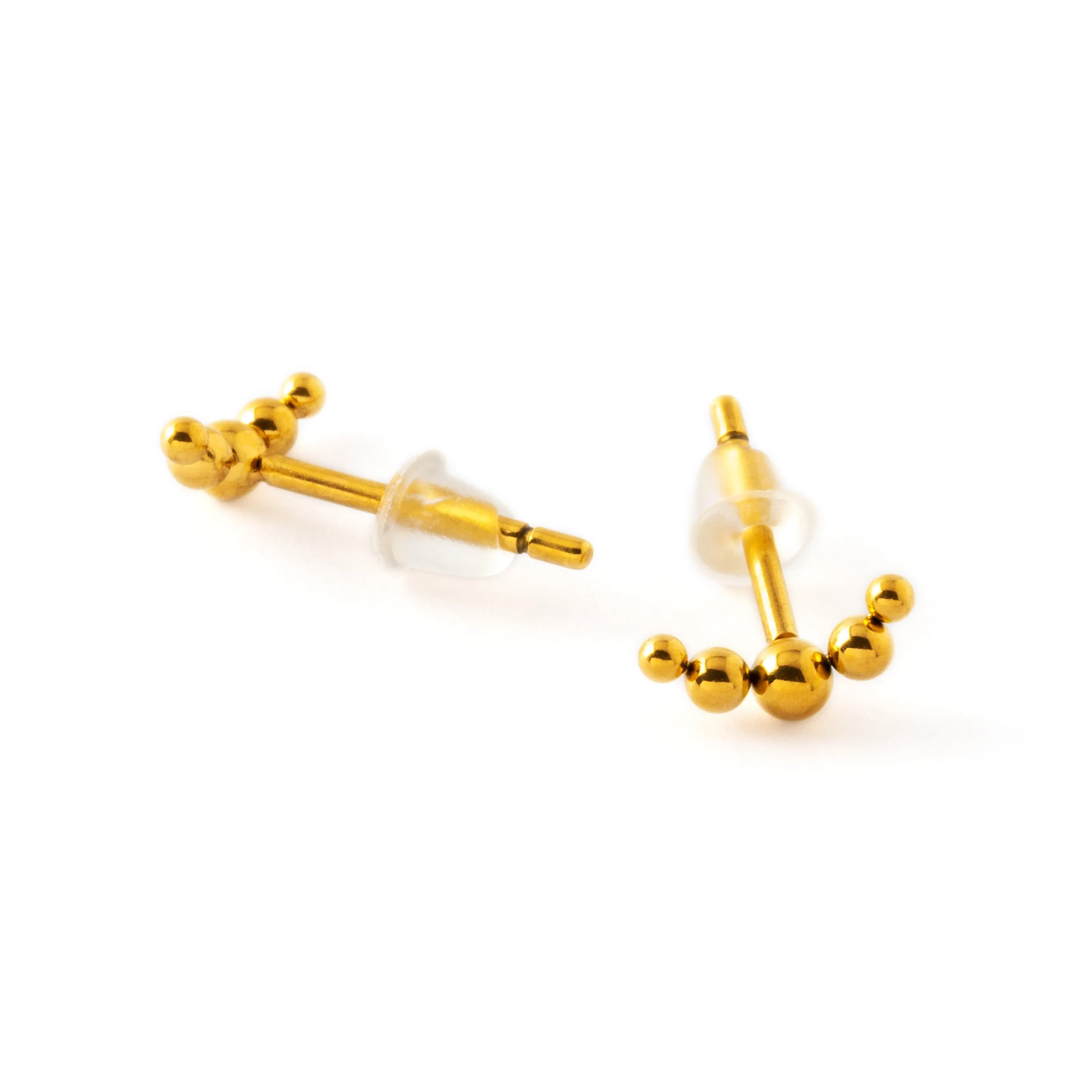 Golden Almora Ear Studs