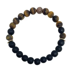 Gully Men's Beaded Stone Bracelet