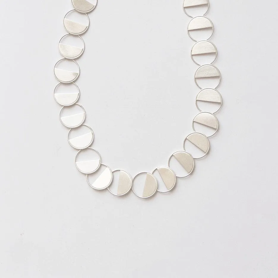 Half Moon Open Link Necklace