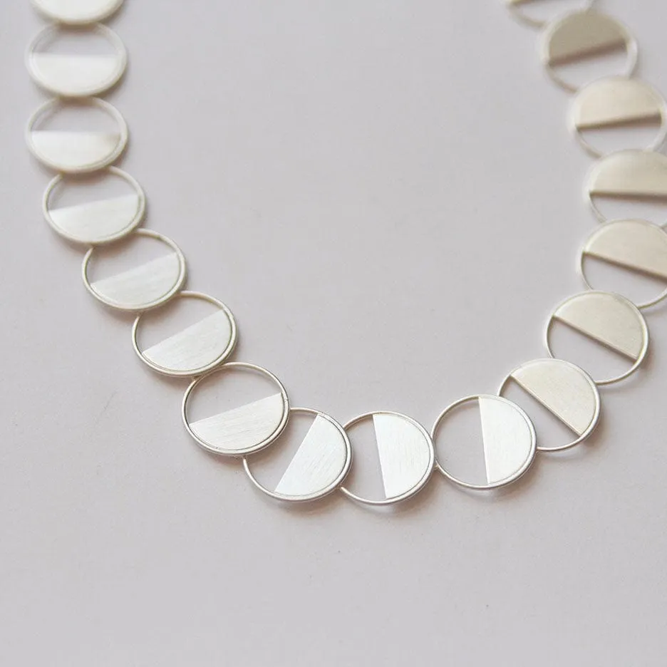 Half Moon Open Link Necklace