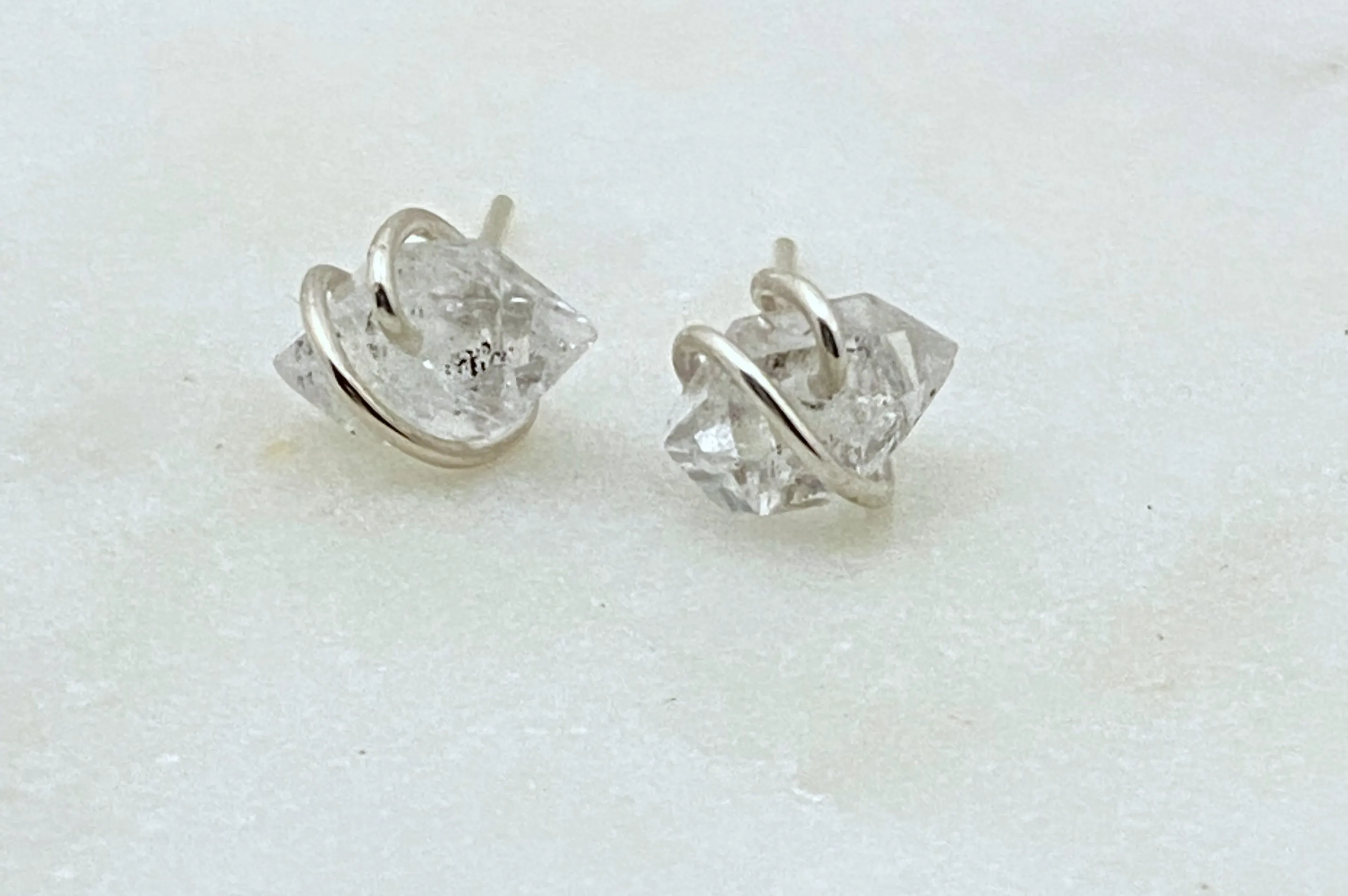 Herkimer Diamond Earring Studs