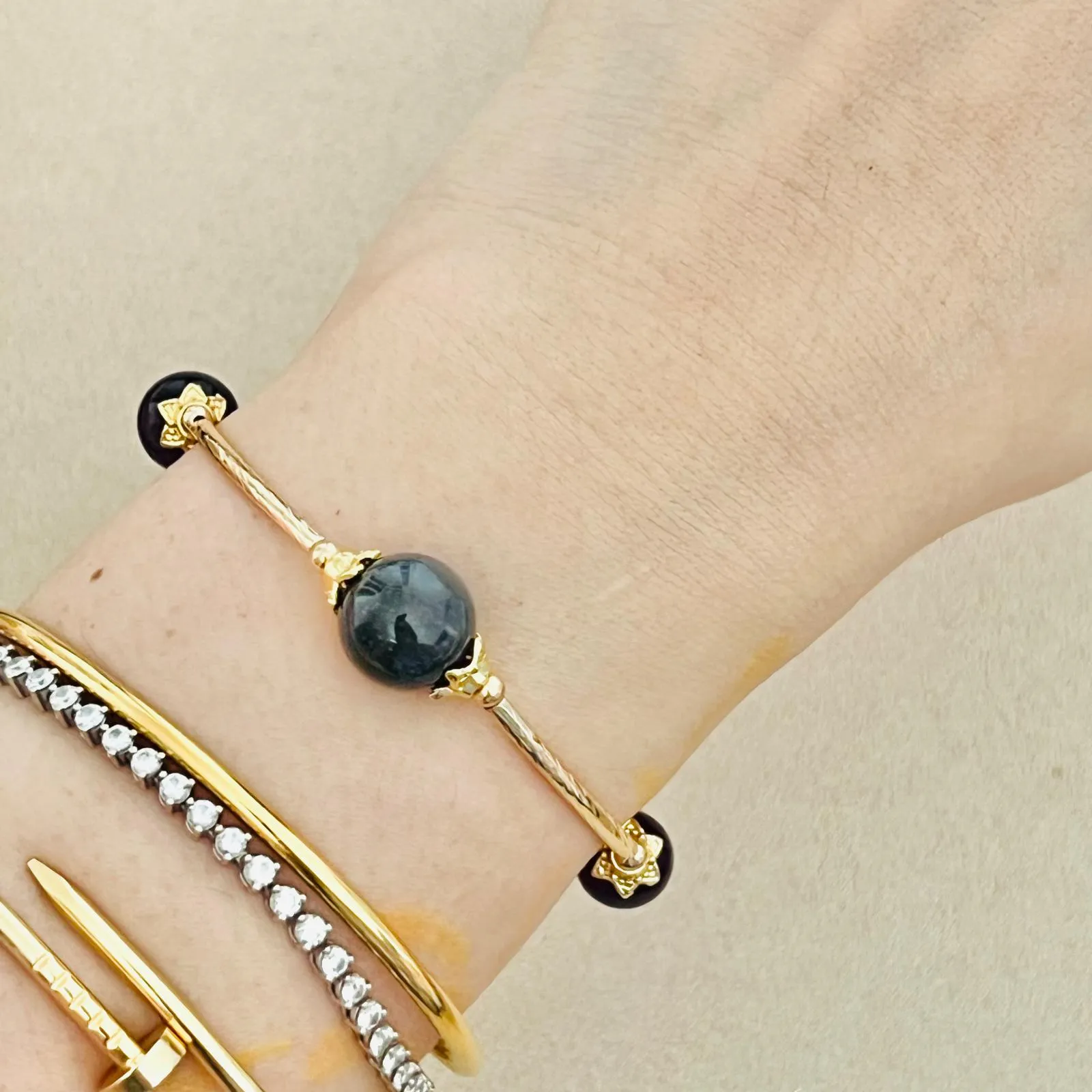 Iolite & Amethyst La Grace Bracelet