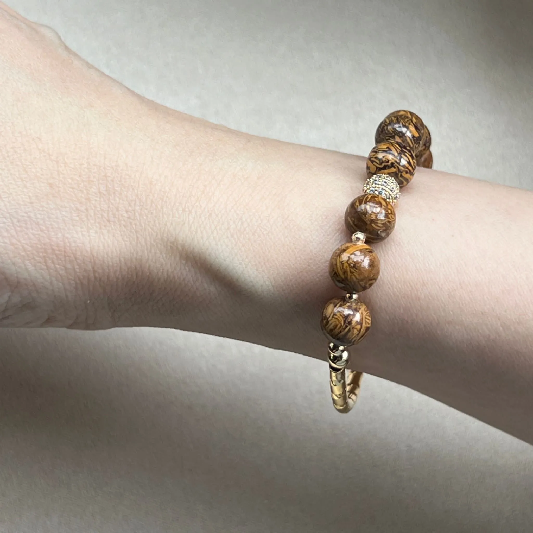 Joyful Jasper Baby Diadem Bracelet