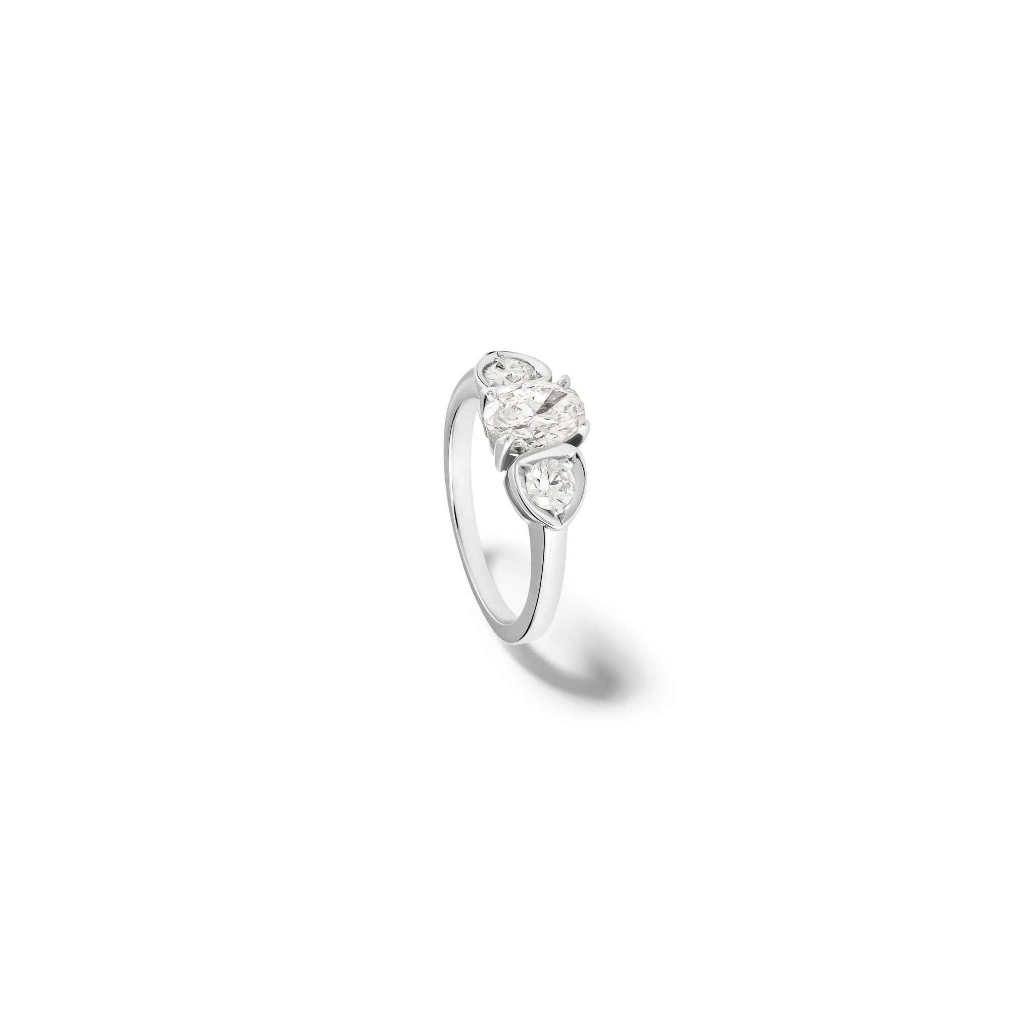 Katie Engagement Ring 18ct White Gold - Diamond