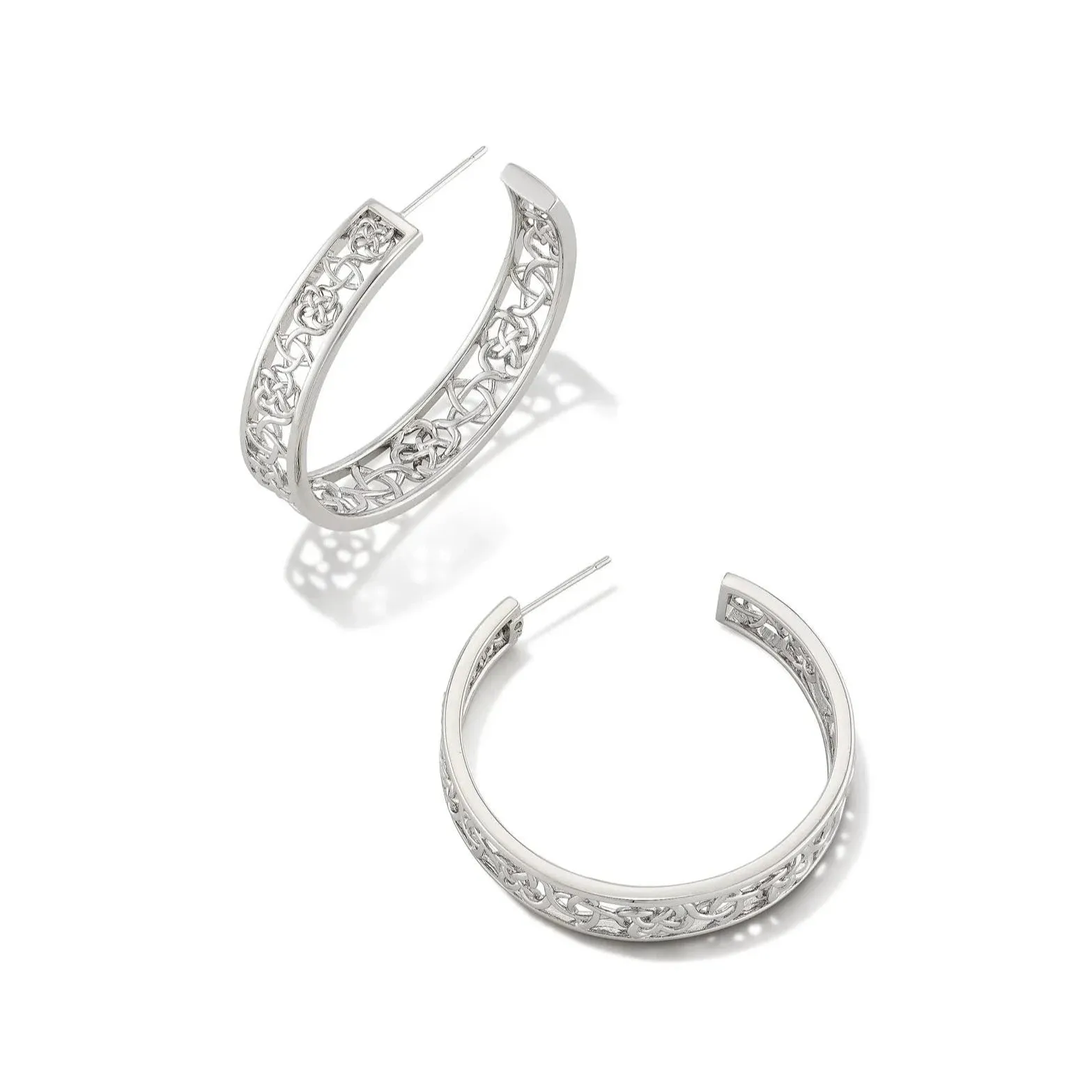 Kendra Scott | Kelly Silver Hoop Earrings