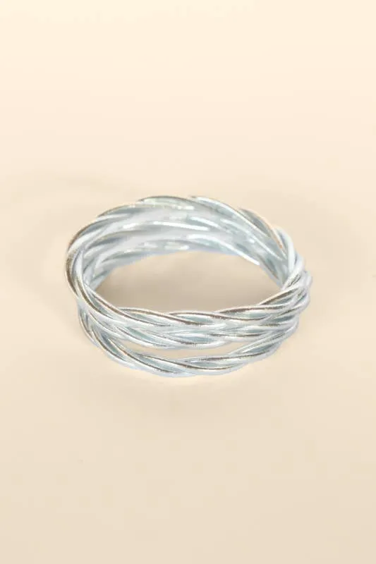 Kumali Gołd Leaf Twist Bracelet