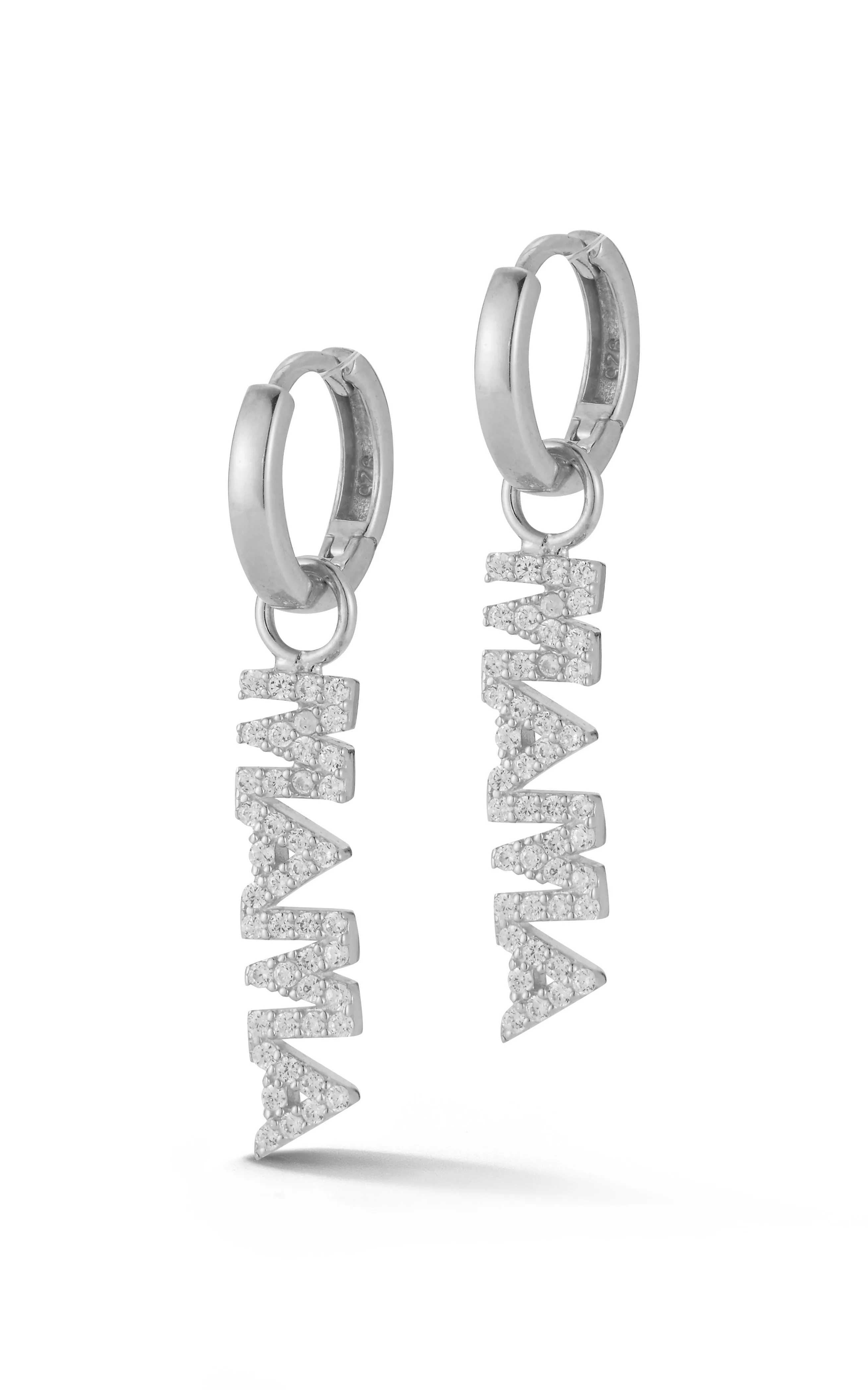 Mama Charm Huggie Earring